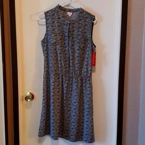 Merona, size medium, black and white dress.